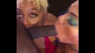 TS Toya Da Assets & Honey Rose Give SEXGODPICASSOEX Dual Blow-job